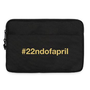 22 april gold - Laptoptasche 13" - Schwarz - Vorne
