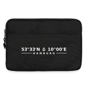 Hamburg - Laptoptasche 13" - Schwarz - Vorne