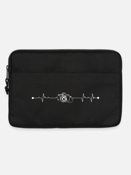 Heartbeat camera - Laptop bag 13" - black