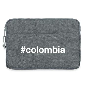COLOMBIA Kolumbien Hashtag - Laptoptasche 13" - Grau meliert - Vorne