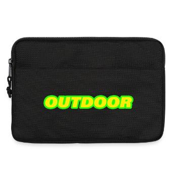 OUTDOOR - Laptop bag 13" - black - Front