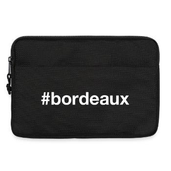 Bordeaux Hashtag - Sacoche pour ordinateur portable 13 pouces - noir - Devant