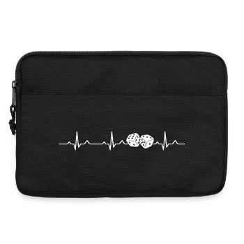 Dice Heartbeat Board Game Board Game - Laptop bag 13" - black - Front