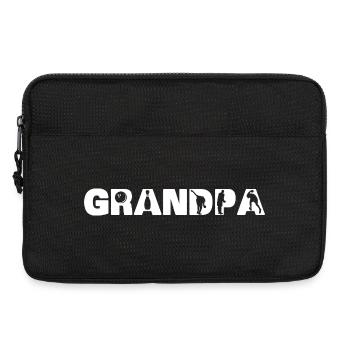 Funny Bowling Grandpa Gift Tenpin Bowler Grandfath - Laptop bag 13" - black - Front