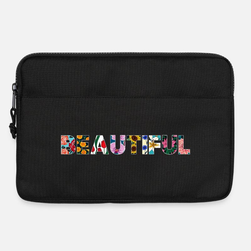 Wunderschön blühend - Laptoptasche 13" - Schwarz