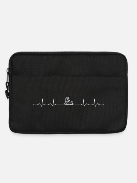 Heartbeat Rollschuhläufer - Laptoptasche 13" - Schwarz