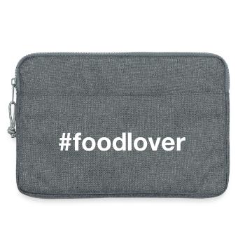 FOODLOVER Foodie Hashtag - Laptoptasche 13" - Grau meliert - Vorne