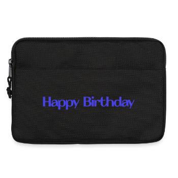 ALLES GUTE ZUM GEBURTSTAG. ALLES GUTE ZUM GEBURTSTAG. JAHRESTAG. - Laptoptasche 13" - Schwarz - Vorne