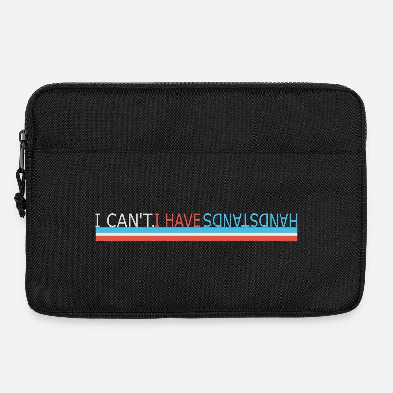 Ich habe Handstände - Laptoptasche 13" - Schwarz