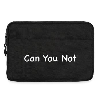 Can you not - Sacoche pour ordinateur portable 13 pouces - noir - Devant
