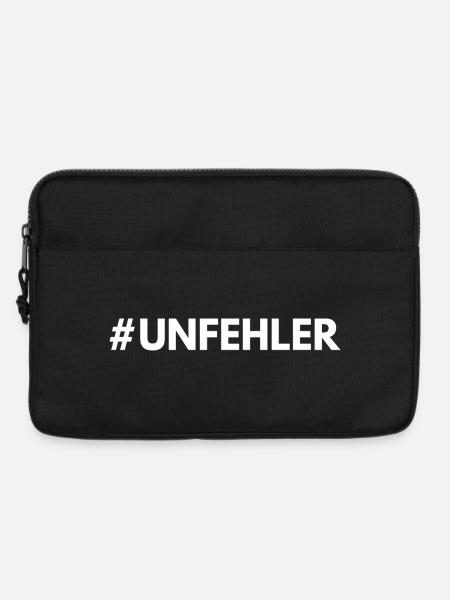 #unfehler - Laptoptasche 13" - Schwarz