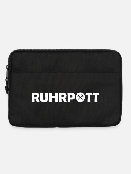 Ruhrpott - Dat hat wat mittn Herz zu tun - Zeche - Laptoptasche 13" - Schwarz