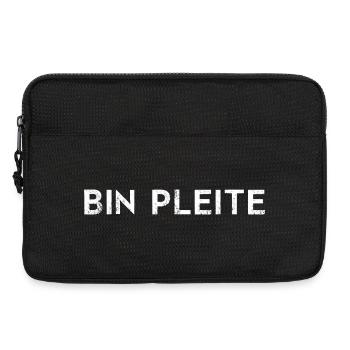 I'm Broke - Shirt - Laptop bag 13" - black - Front