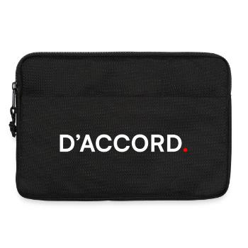 OKAY. Minimal Design, Subtle Humor - Laptop bag 13" - black - Front