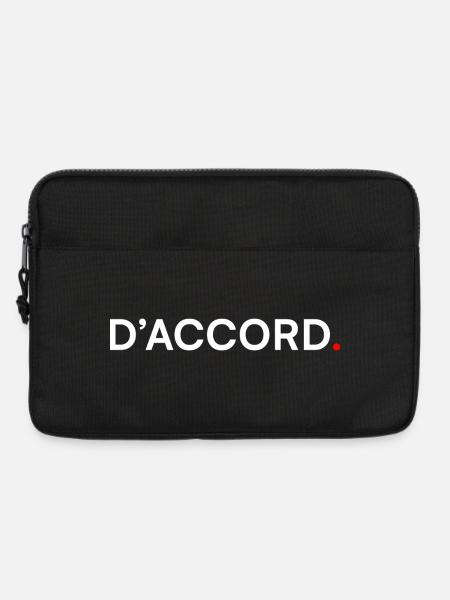 OKAY. Minimal Design, Subtle Humor - Laptop bag 13" - black