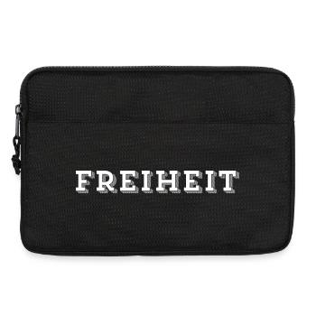 FREIHEIT – Grenzenlos und frei - Laptoptasche 13" - Schwarz - Vorne