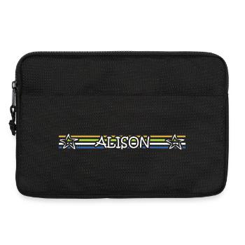 Naissance d’Alison - Sacoche pour ordinateur portable 13 pouces - noir - Devant