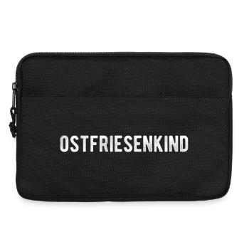 Ostfriesenkind Ostfriesland Nordsee Used Look - Laptoptasche 13" - Schwarz - Vorne