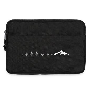 Bitte laden Sie das Designbild hoch - Laptoptasche 13" - Schwarz - Vorne