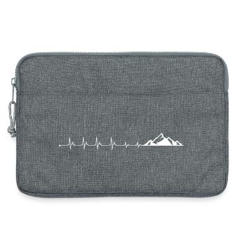 Please upload the design image - Laptop bag 13" - heather grey - Front