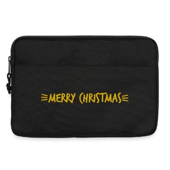 PÈRE NOËL. NOËL. JOYEUX NOËL. MERRY CHRISTMAS - Sacoche pour ordinateur portable 13 pouces - noir - Devant