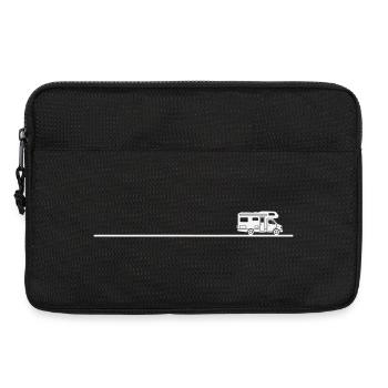 RV Camping Shirt for Real Campers - Laptop bag 13" - black - Front