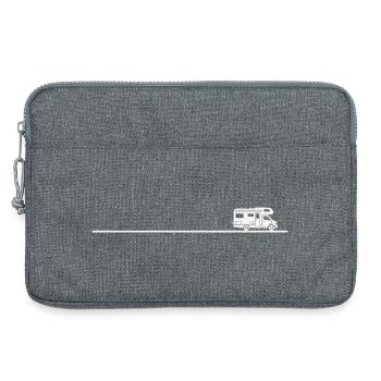 Chemise de camping pour campeurs réels - Sacoche pour ordinateur portable 13 pouces - gris chiné - Devant