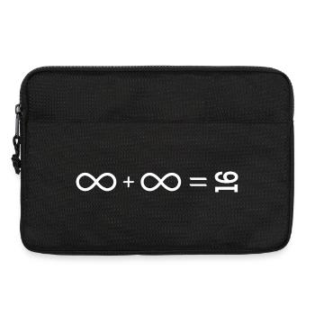 Lustiger Mathematik-Witz Wortspiel Mathematik-Profilehrer - Laptoptasche 13" - Schwarz - Vorne