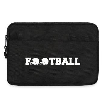football - Laptoptasche 13" - Schwarz - Vorne