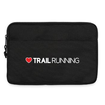 J’adore le trail running - Sacoche pour ordinateur portable 13 pouces - noir - Devant