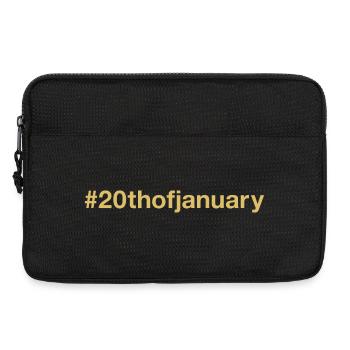 born on January 20 Birthday birthday - Laptop bag 13" - black - Front