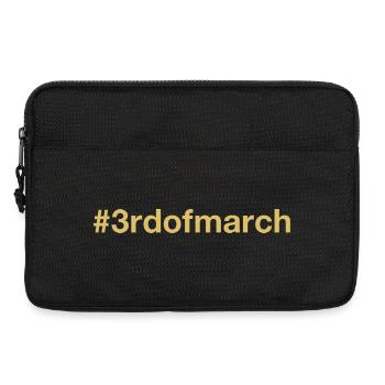 born on March 3 Birthday birthday - Laptop bag 13" - black - Front