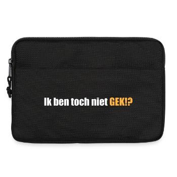 Ich bin doch nicht verrückt, oder!? - Laptoptasche 13" - Schwarz - Vorne