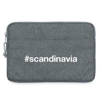 SCANDINAVIA Skandinavien Hashtag - Laptop bag 13" - heather grey - Front