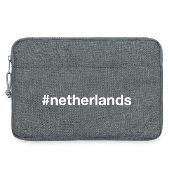 PAYS-BAIS Hashtag Niederlande - Sacoche pour ordinateur portable 13 pouces - gris chiné - Devant