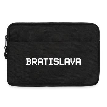 BRATISLAVA white - Laptoptasche 13" - Schwarz - Vorne