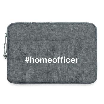 Home Officer White - Laptop bag 13" - heather grey - Front