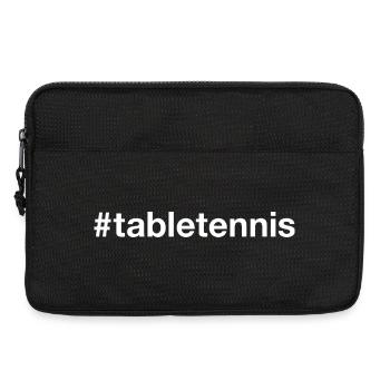 Table Tennis Tischtennis Hashtag - Laptoptasche 13" - Schwarz - Vorne