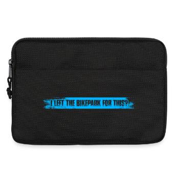 I left the bikepark Fahrrad Mountainbike Downhill - Laptop bag 13" - black - Front