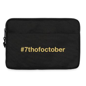 born on October 7 Birthday birthday - Laptop bag 13" - black - Front