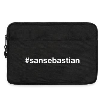 SAN SEBASTIAN Hashtag - Laptoptasche 13" - Schwarz - Vorne