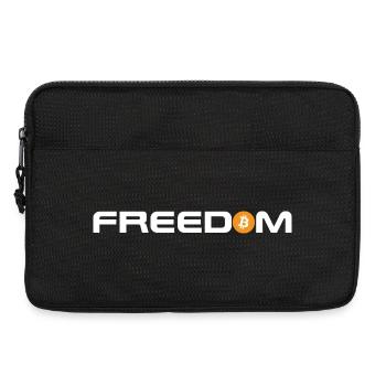 Bitcoin - Freedom - Laptoptasche 13" - Schwarz - Vorne