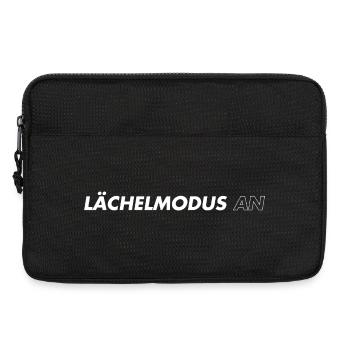 Lächelmodus an - Laptoptasche 13" - Schwarz - Vorne