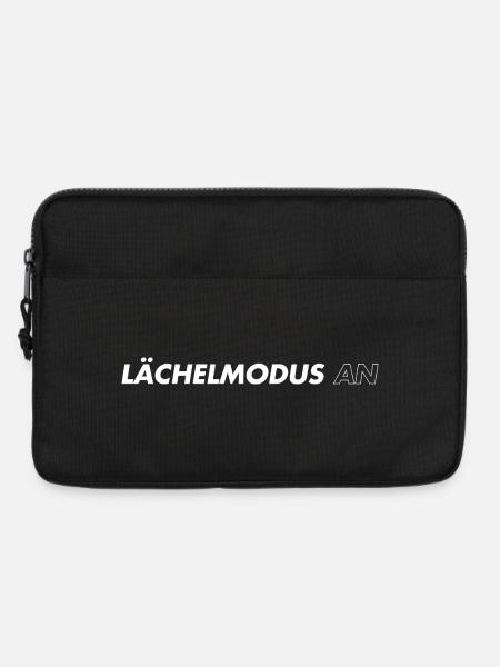 Lächelmodus an - Laptoptasche 13" - Schwarz