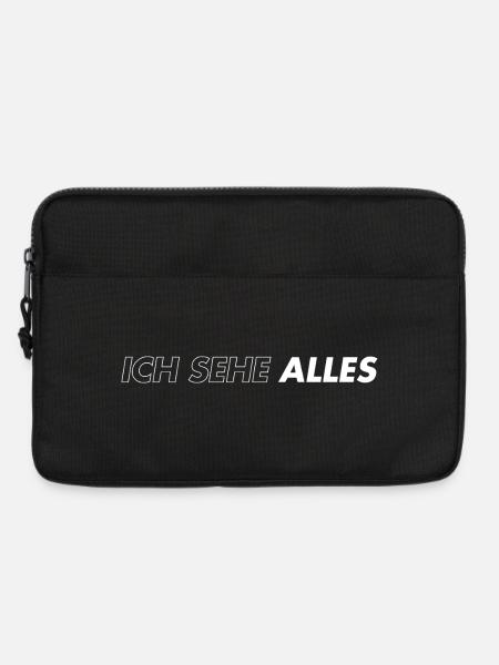 Ich Sehe Alles - Laptoptasche 13" - Schwarz