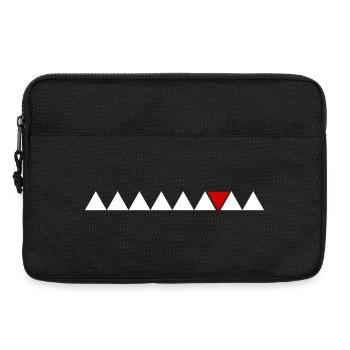 Be Different Unique Triangle Among Triangles Quote - Laptop bag 13" - black - Front