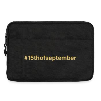 born on September 15 Birthday birthday - Laptop bag 13" - black - Front