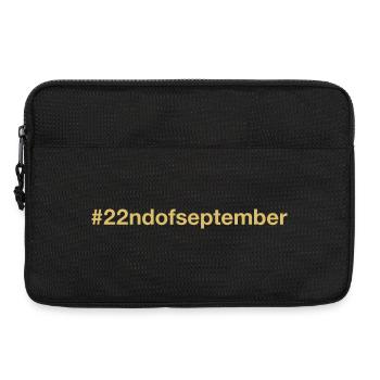 born on September 22 Birthday birthday - Laptop bag 13" - black - Front