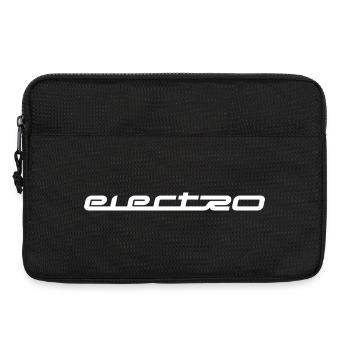 Elektro-Musik-Logo - Laptoptasche 13" - Schwarz - Vorne