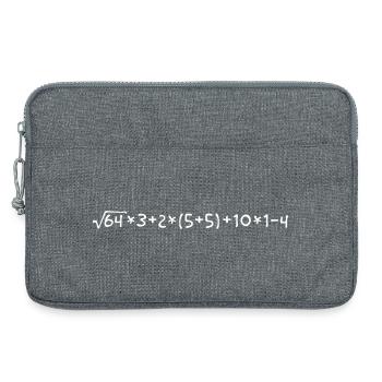 Geburtstag - 50 Jahre - Aufgabe - Laptoptasche 13" - Grau meliert - Vorne